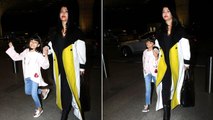 Aishwarya Rai And Aaradhya Bachchan Looks Excited As They Leave For Cannes
