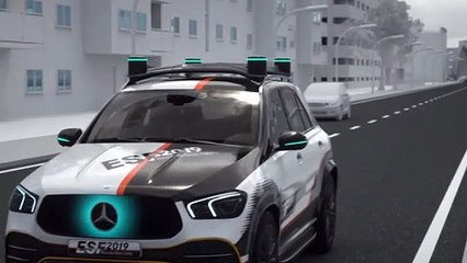 Mercedes-Benz ESF 2019: Interaction with Pedestrians