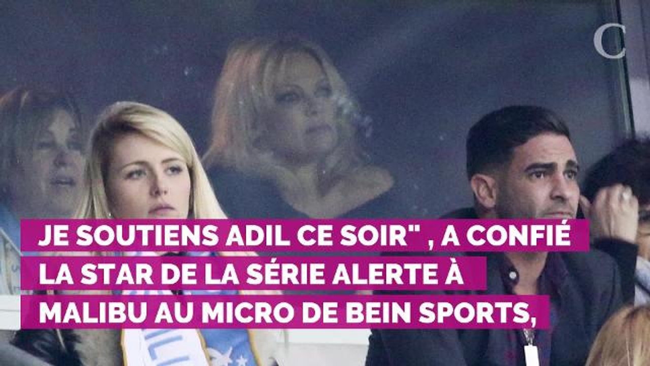 PHOTOS. Adil Rami : le doux baiser de sa compagne Pamela Anderson aux Trophées UNFP