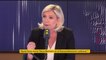 Marine Le Pen trouve honteux que le gouvernement "mette toute son énergie à délivrer des calomnies et des diffamations qui sont relayées par une partie de la presse, ça les Français vont s’en rendre compte"