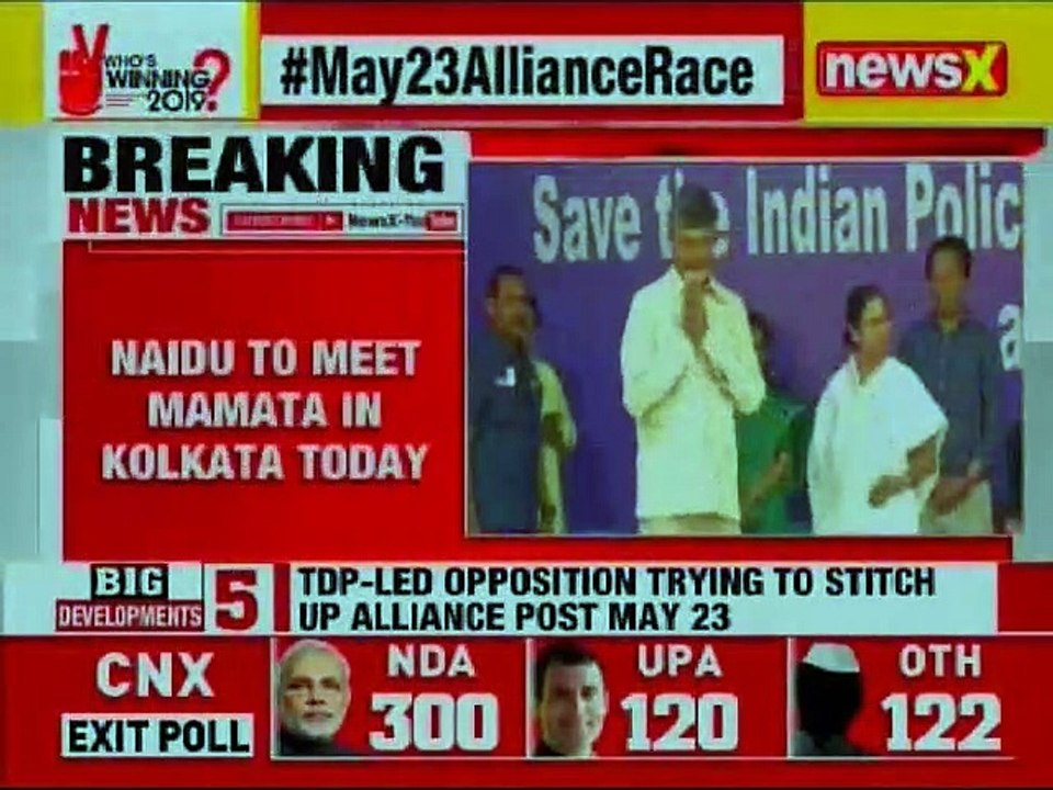 TDP Chief Chandrababu Naidu to meet West Bengal CM Mamata Banerjee; Lok Sabha Elections 2019