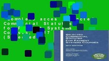 Complete acces  Selected Commercial Statutes for Payment Systems Courses, 2017 Edition (Selected