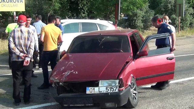 Kozan'da zincirleme trafik kazası