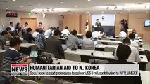Seoul soon to start procedures to deliver US$ 8 mil. contribution to WFP, UNICEF