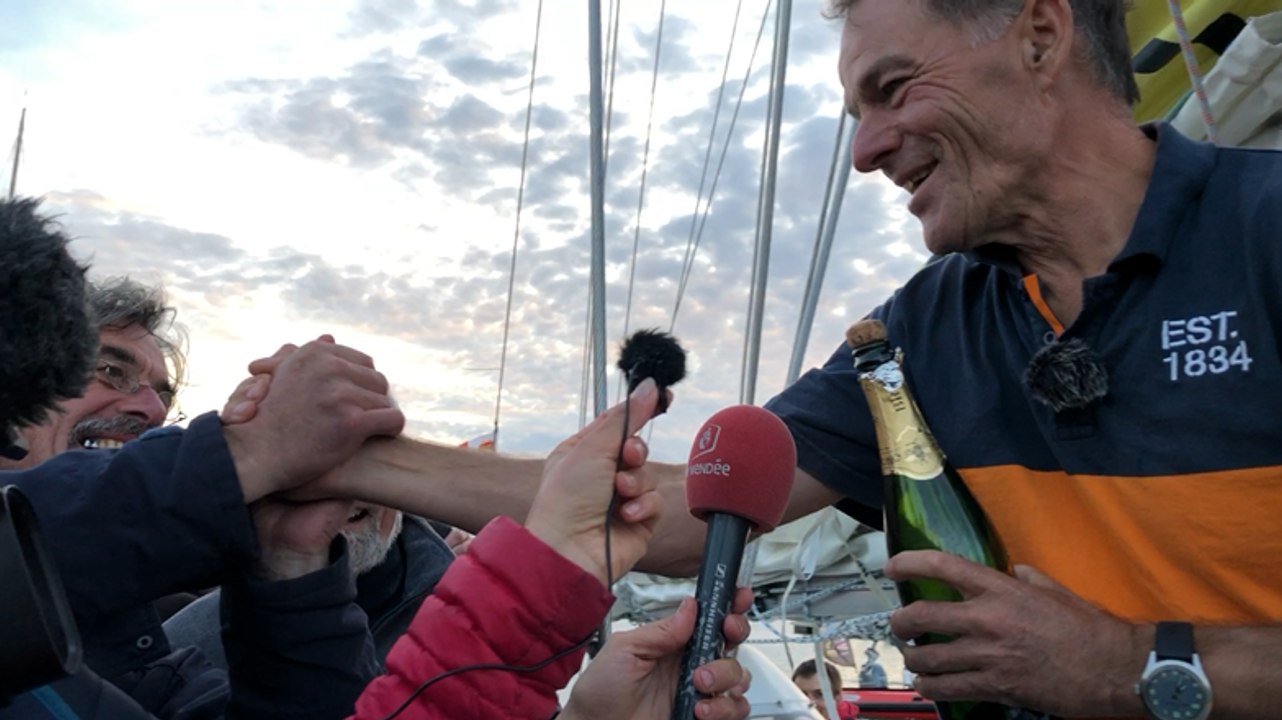 Golden Globe Race. Arrivée de Tapio Lehtinen