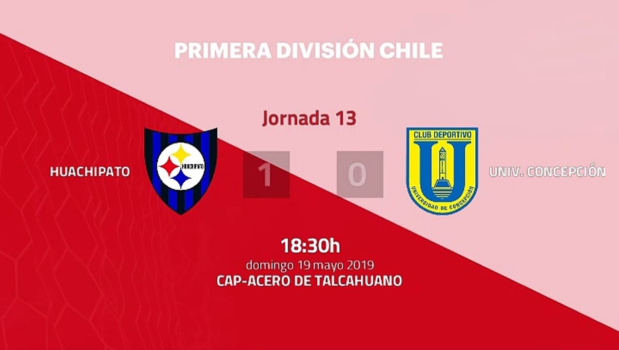 Resumen partido entre Huachipato y Univ. Concepción Jornada 13 Primera Chile