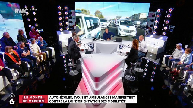 Le monde de Macron : Auto-écoles, taxis et ambulances manifestent contre la loi d'orientation des mobilités - 20/05
