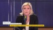 Marine Le Pen critrique “l’énergie” que met le gouvernement “à délivrer des calomnies” contre le RN
