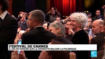Alain Delon honoré au Festival de Cannes malgré les polémiques