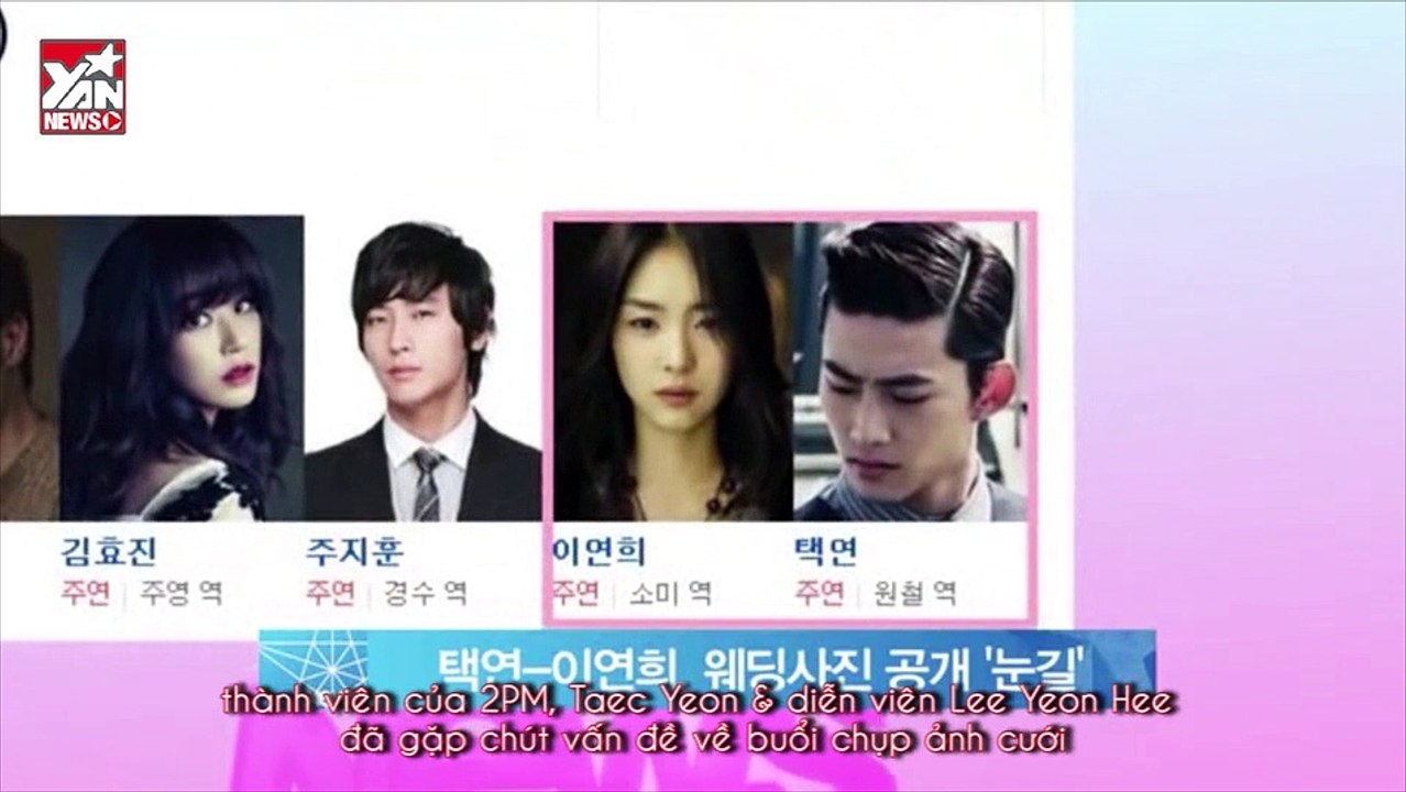 “The Night before Wedding” -  2PM, Taec Yeon & diễn viên Lee Yeon He