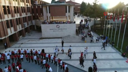 Ay yıldız kareografisinde 'Atabarı' oynadılar