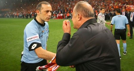 Fatih Terim, Cüneyt Çakır'dan Özür Diledi