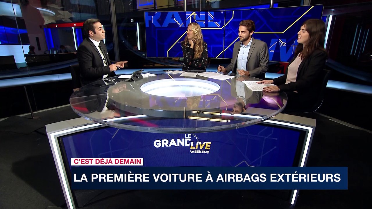 Voitures à Airbags extérieurs/Airbags à moto "C'est déjà demain" i24NEWS 8/10