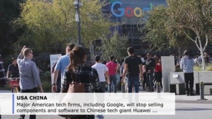 Google, large US tech firms reportedly set to cut off supplies to Huawei