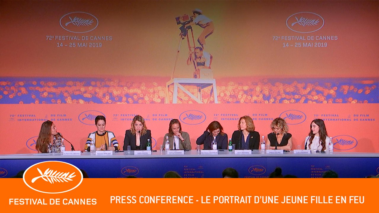 PORTRAIT DE LA JEUNE FILLE EN FEU - Press conference - Cannes 2019 - EV