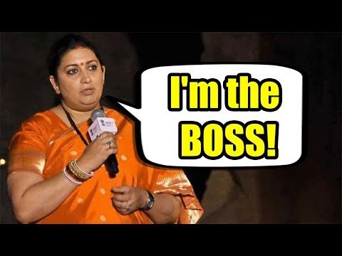 7 times when Smriti Irani humiliated her opponents like a BOSS!