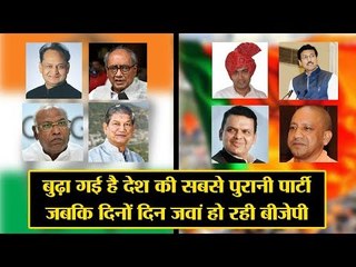 Congress is getting older with every passing day while BJP is getting younger and younger