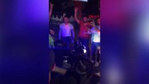 Dha Dış - KKTC'de Polis de Galatasaray Kutlamasına Eşlik Etti