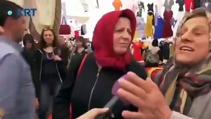 İmamoğlu'na destek vereceğini söyleyen kadından skandal hareket!