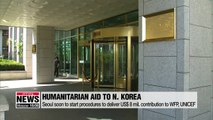 Seoul soon to start procedures to deliver US$ 8 mil. contribution to WFP, UNICEF