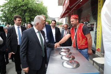 Esnaftan Binali Yıldırım'a Yoğun İlgi