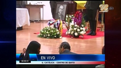 Novedades durante la velación de Julio César Trujillo en la Universidad Católica