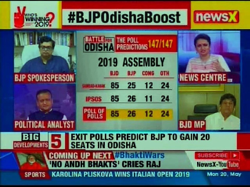 Exit Polls 2019: Comfortable win for BJD predicted in Odisha Assembly Polls; Lok Sabha Elections