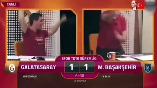 GS TV'deki o anlar sosyal medyada gündem oldu
