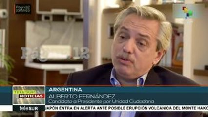 Candidato Alberto Fernández impulsa un Pacto Ciudadano en Argentina