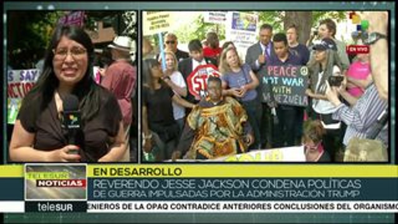 EE.UU.: escalarán activistas pro-Venezuela movilizaciones