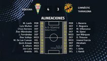Resumen partido entre Córdoba y Gimnàstic Tarragona Jornada 39 Segunda División