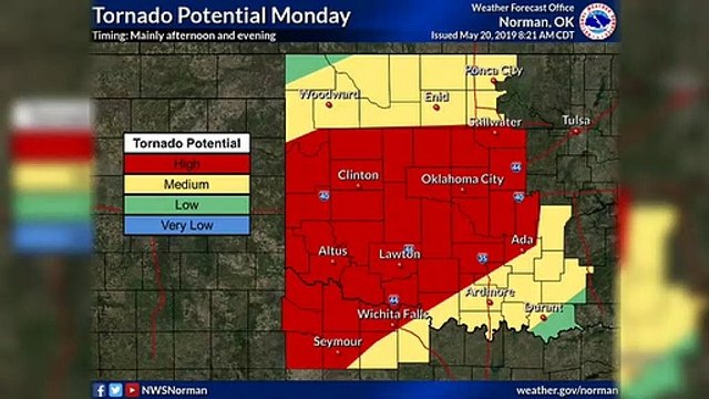 Central Oklahoma Facing High Tornado Potential
