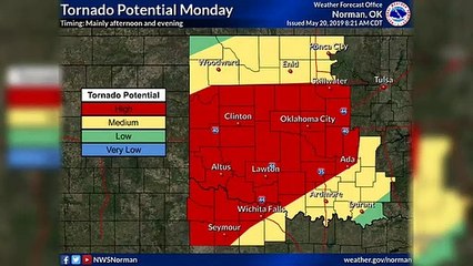 Central Oklahoma Facing High Tornado Potential