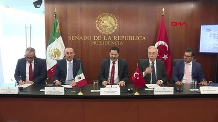 Dha Dış - Çavuşoğlu Meksika Cumhuriyet Senatosu Başkanı Martí Batres ile Görüştü