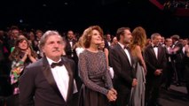 L'arrivée dans la salle de l'équipe du film La Belle Epoque de Nicolas Bedos - Cannes 2019