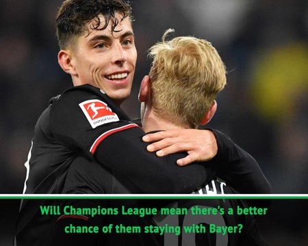 Brandt and Havertz more likely to stay after Champions League qualification - Bosz