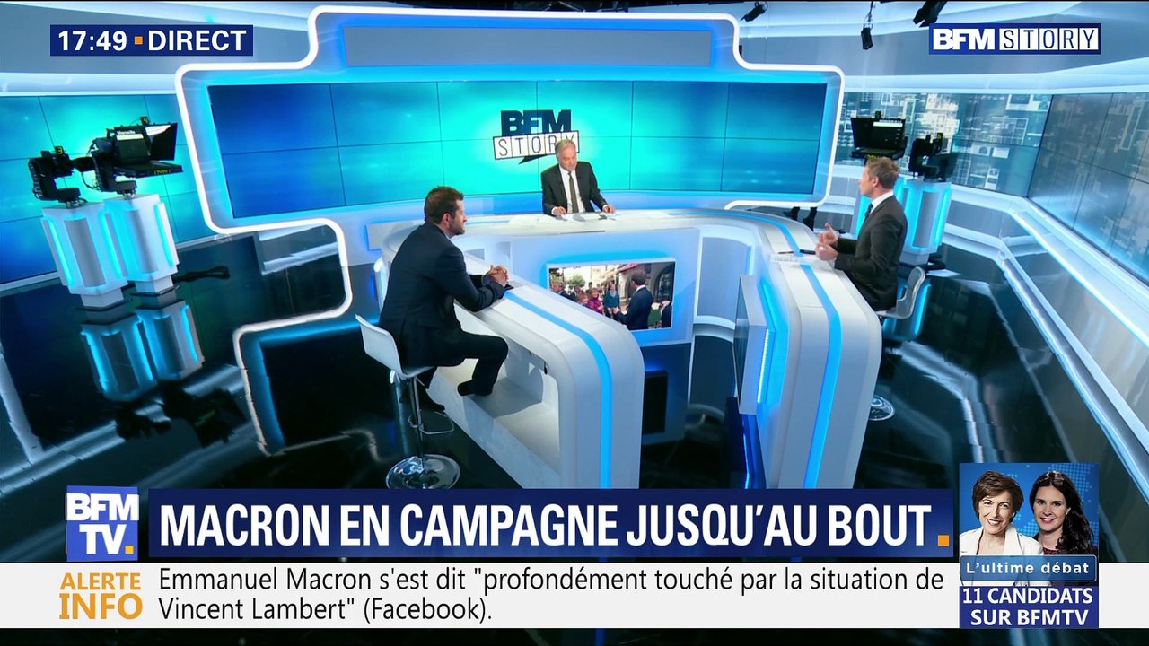 Élections européennes: Emmanuel Macron en campagne jusqu'au bout