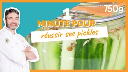 1 min pour... Réussir ses pickles - 750g