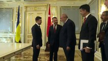 Cumhurbaşkanı Yardımcısı Oktay, Ukrayna Devlet Başkanı Zelenskiy ile görüştü - KİEV