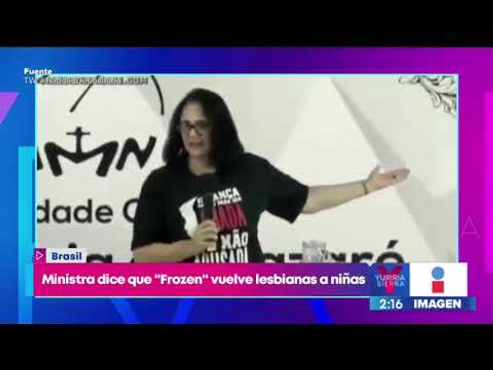 Ministra asegura que 'Frozen' vuelve a las niñas lesbianas | Noticias con Yuriria Sierra