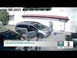 Captan en video cómo ladrones roban camioneta en Naucalpan, Estado de México | Francisco Zea