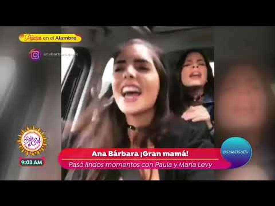 ¡Así convive Ana Bárbara con las hijas de Mariana Levy! | Sale el Sol