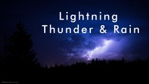 Lightning, Rain & Thunder - ASMR | 10 HOURS - 4K, Thunderstorm and Rain for Sleep, White Noise