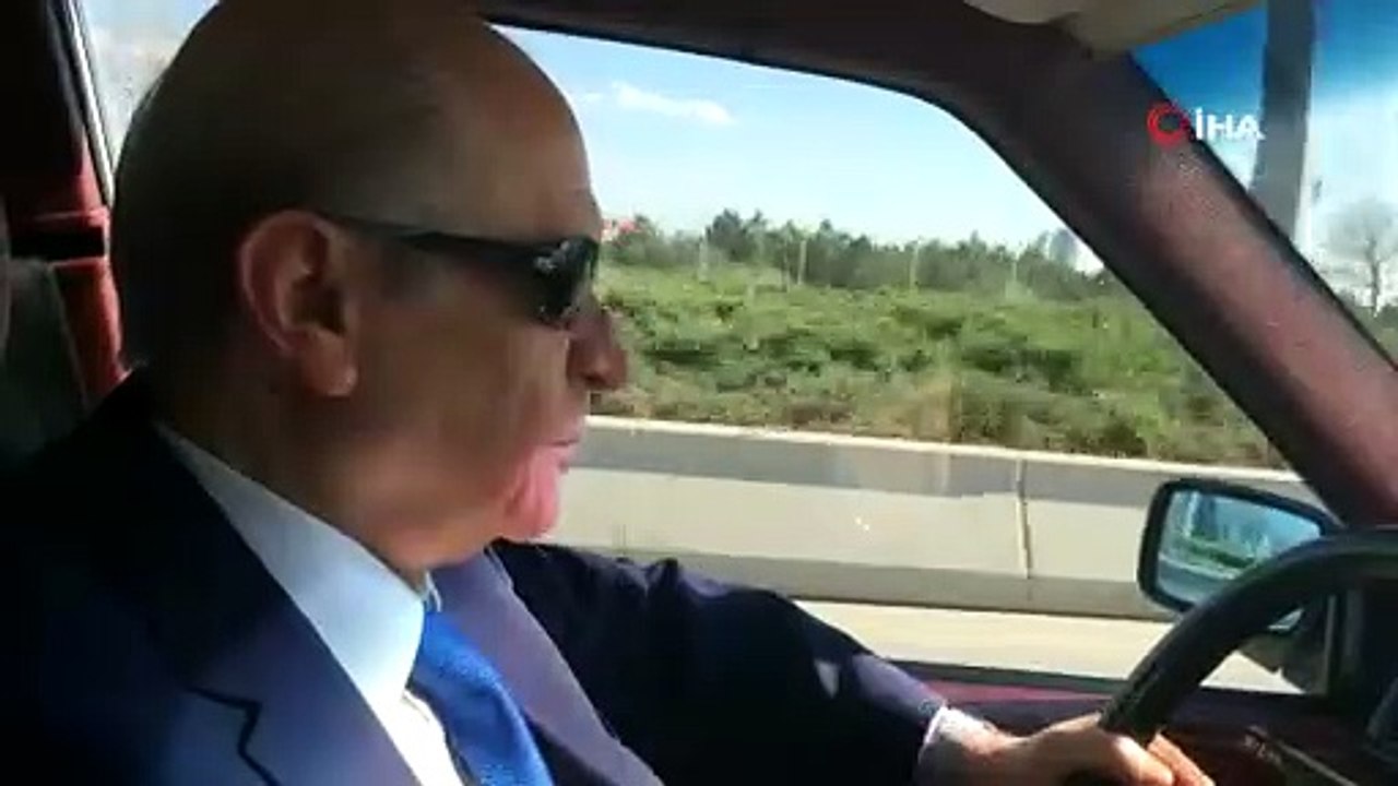 MHP Genel Başkanı Bahçeli’nin klasik araba turu