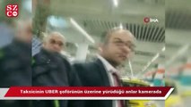 İstanbul Havalimanı'nda taksiciler UBER'ciye saldırdı