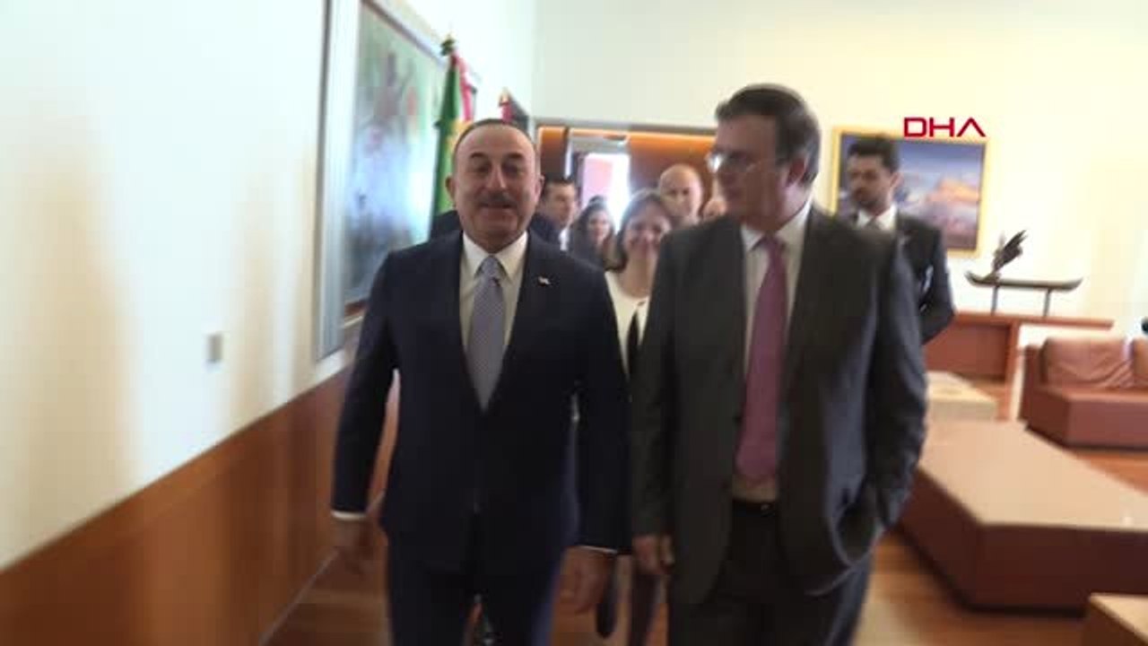 Dha Dış - Çavuşoğlu, Meksika Dışişleri Bakanı Ebrard ile Görüştü