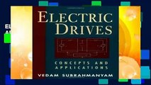 ELECTRIC DRIVES: CONCEPTS AND APPLICATIONS (Electrical engineering)