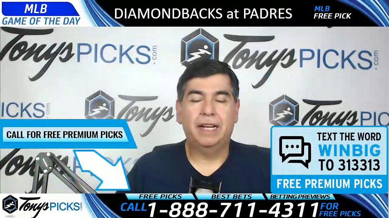 Arizona Diamondbacks vs San Diego Padres 5/20/2019 Picks Predictions