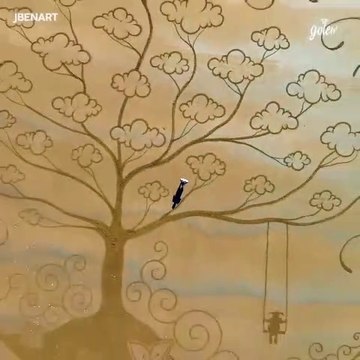 Cet artiste fait des dessins géants incroyables sur la plage