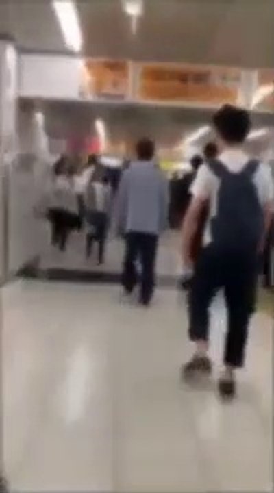 Un japonais surpris en train de pousser toutes les femmes qu'il croise dans le métro